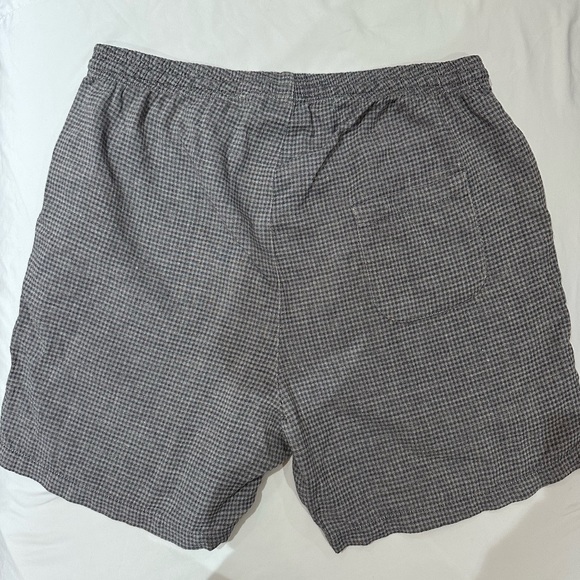 Schnayderman’s Linen plaid grey shorts L - Picture 4 of 7